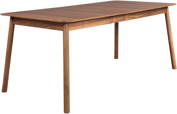 Esstisch GLIMPS von ZUIVER 180 x 90 ausziehbar Walnuss furniert
