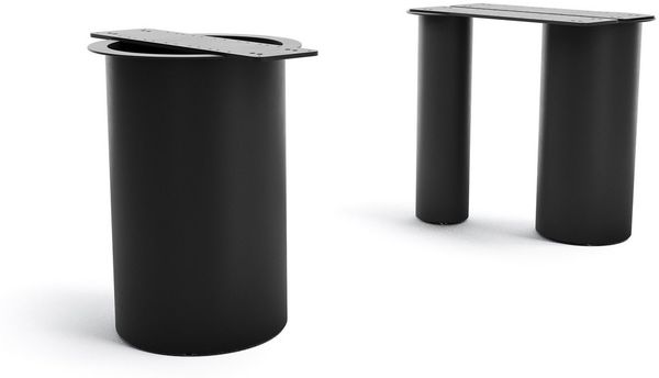 Tischgestell Troa Metall Schwarz für Tischplatten ab 200 cm
