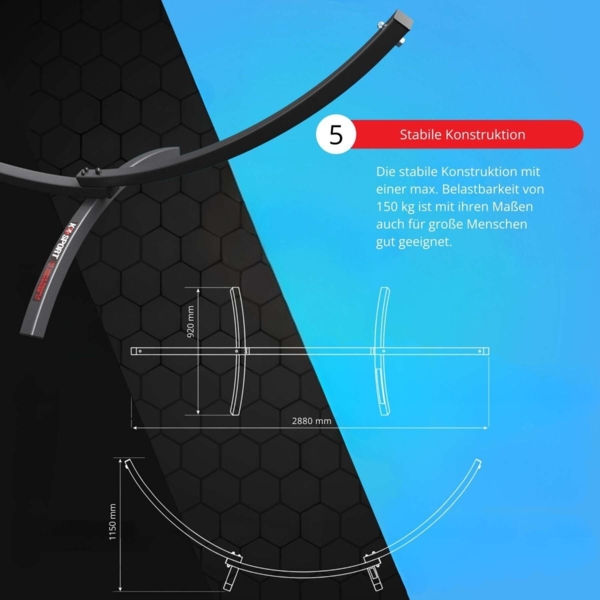 K-Sport ‘Outdoor Hängematte mit Gestell‘ Bild 5