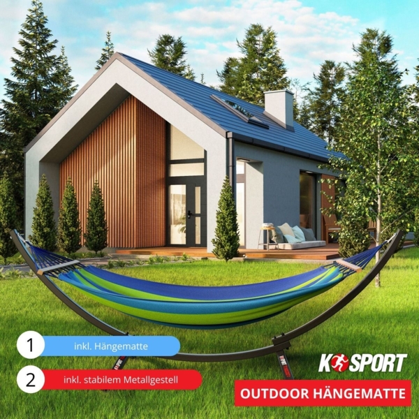 K-Sport ‘Outdoor Hängematte mit Gestell‘ Bild 2