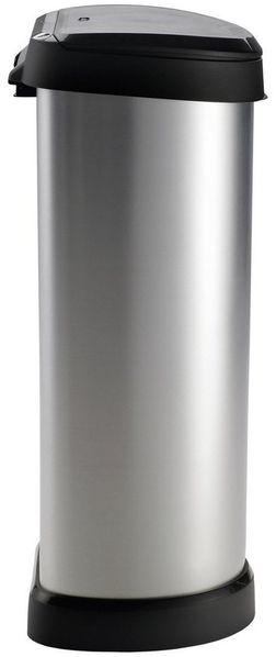 curver Mülleimer 40,0 l silbermetallic Bild 3