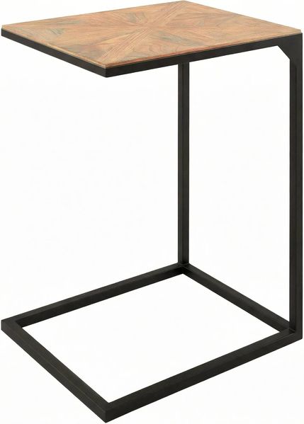 Beistelltisch MARIT eckig - 45 x 35 x 61 cm, Holz, Natura | Kleiner Tisch Couchtisch für Wohnzimmer