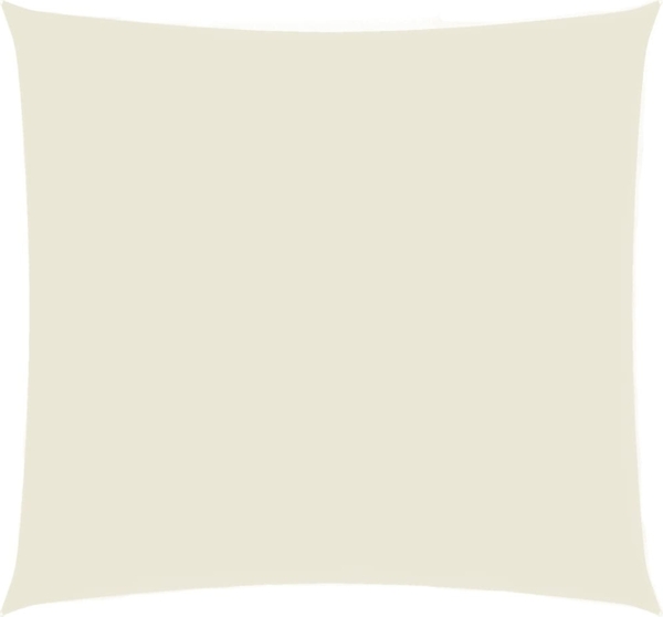 vidaXL Sonnensegel Oxford-Gewebe Quadratisch 3,6x3,6 m Creme 42297