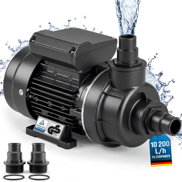 MONZANA® Pumpe 10.200 L/H Sandfilteranlagen Filterpumpe