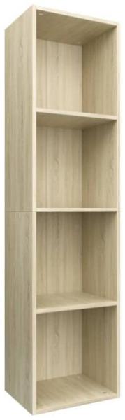 vidaXL Bücherregal/TV-Schrank Sonoma-Eiche 36x30x143 cm Holzwerkstoff 800147