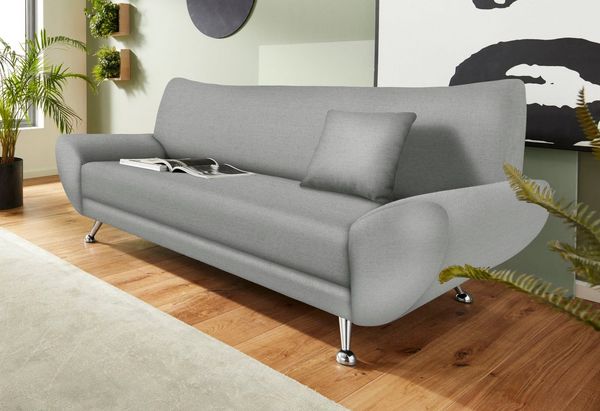 INOSIGN 3-Sitzer Saltare elegant und komfortabel, toller Designfuß