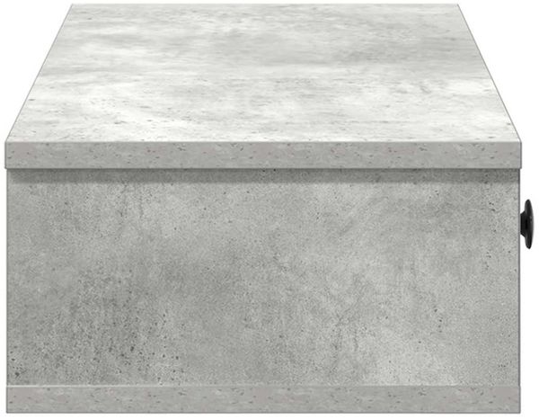 vidaXL Wandregal mit Schubladen Betongrau 100x37,5x19 cm Holzwerkstoff 859962 Bild 5
