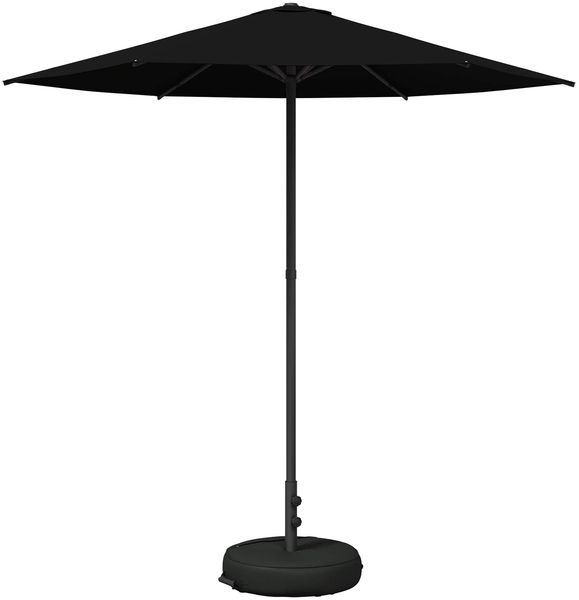 vidaXL Garten-Sonnenschirm 230x230 cm Polyester Rechtwinklig Schwarz 42036218