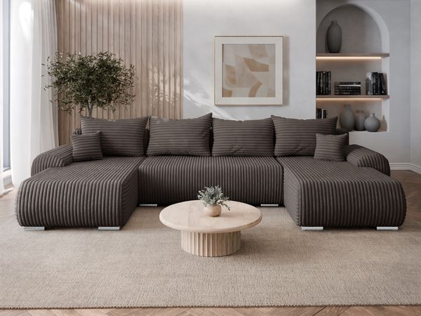Wohnlandschaft Usabir U Cord (Farbe: Ambience 06)