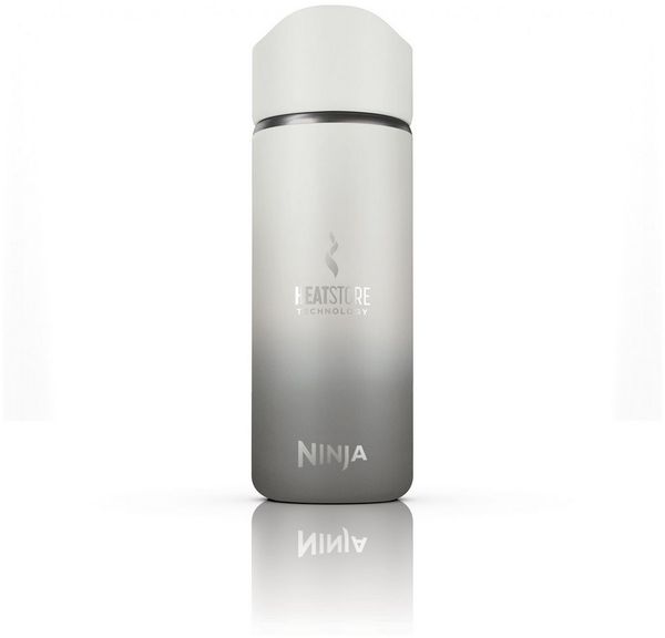 Ninja 400 ml Sip Perfect Trinkflasche für Heißgetränke, BPA-frei, spülmaschinenfest, Thermosflasche, Weiß, DW1603EUUKWH