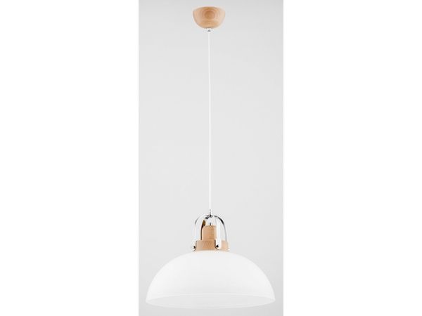 Alfa Alfa Eclat Pendelleuchte 60581.01 Pendelleuchte 1x60W E27 weiß/braun