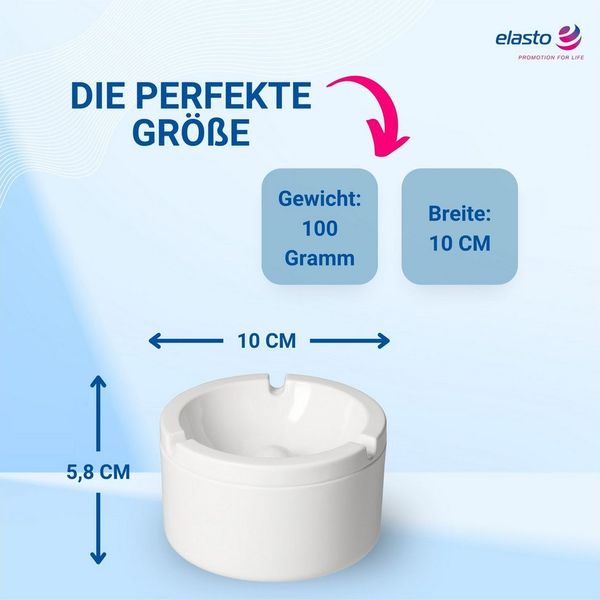 elasto Mülleimer Aschenbecher PANAREA aus Melamin ideal für draußen