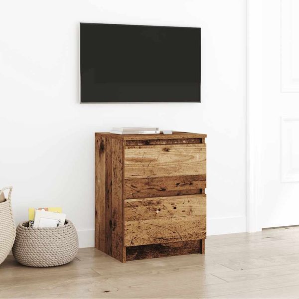 vidaXL TV-Schrank Altholz-Optik 40x35x54 cm Holzwerkstoff 861776