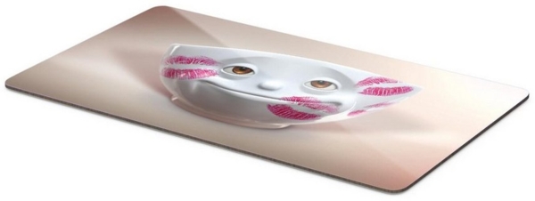 FIFTYEIGHT PRODUCTS Schneidebrett Frühstücksbrettchen Geküsst Schnittenbrettchen