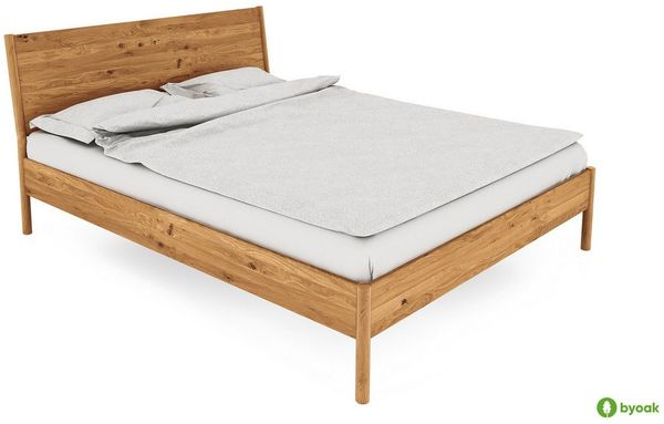 byoak Bett POLA mit Holzkopfteil, Naturgeölt