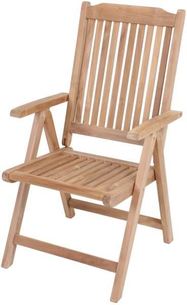 Hochlehner Gartenstuhl, Liegestuhl Teak 5-fach verstellbar Bild 4