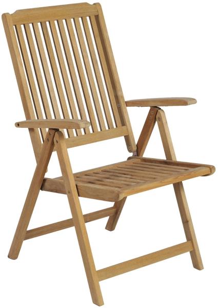Hochlehner Gartenstuhl, Liegestuhl Teak 5-fach verstellbar Bild 2