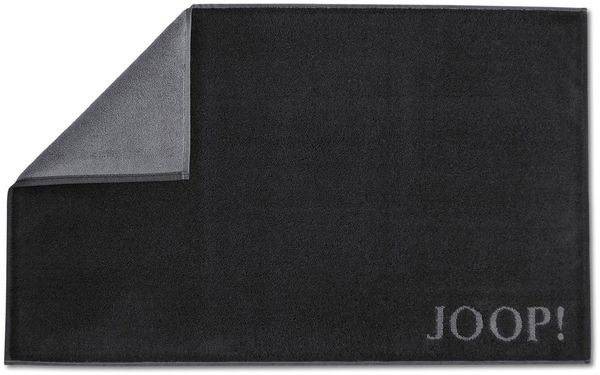JOOP! Badematte - Badvorleger, Wendeoptik, Baumwolle Schwarz 50x80cm