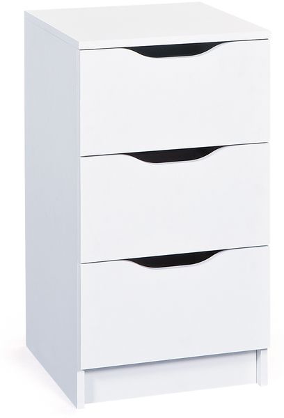 Kommode >WESTPHALEN< (BxHxT: 41x71x40 cm) in Weiss - 41x71x40 (BxHxT)
