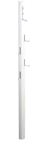 Garderobe Pan / Palo, Holzwerkstoff, Weiß, 8 x 185 x 4 cm