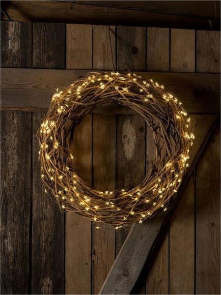 Konstsmide 6371-160 LED-Lametta Sterne Transparent