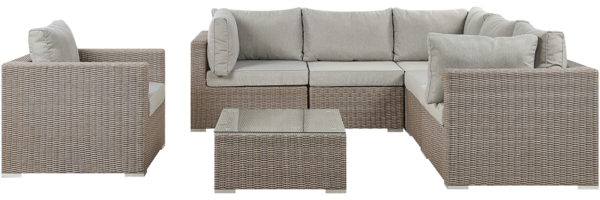Ecksofa Lounge Set CONTARE Taupe