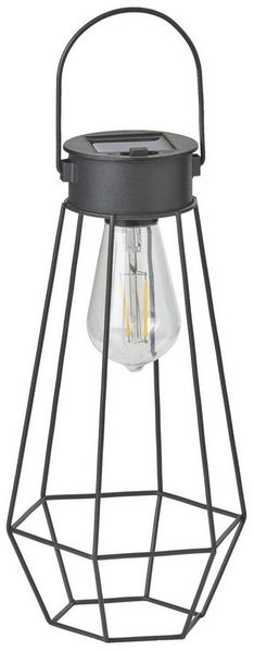 Northpoint LED Solarleuchte Laterne Außenleuchte Industrielook Garten Balkon IP44