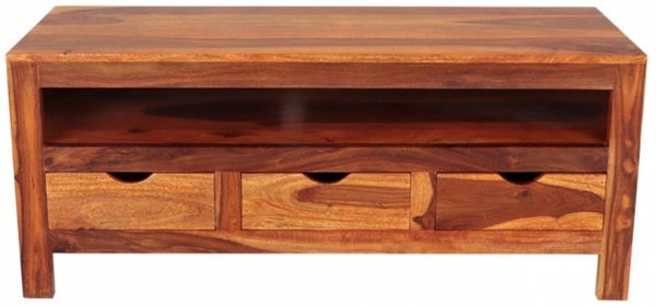 Fernsehtisch Amba 120x50x45 aus indischem Sheesham-Massivholz