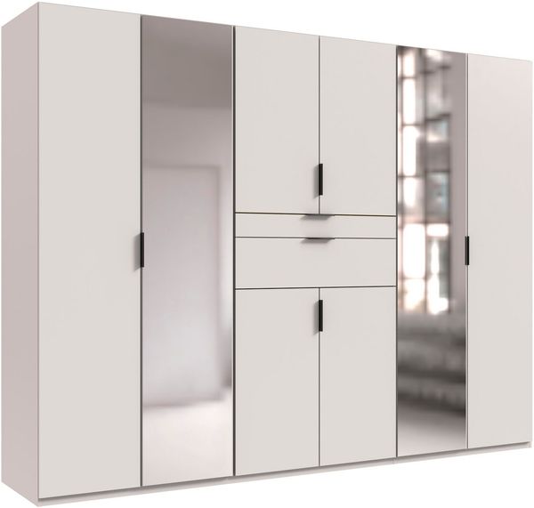 Wimex Drehtürenschrank Moldau Kleiderschrank mit Spiegel Schlafzimmerschrank Bestseller Wähle deine Innenausstattung fertig konfiguriert im Schrank