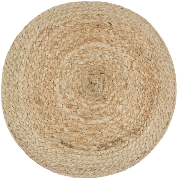vidaXL Handgefertigter Sitzpuff 45 x 30 cm Jute 248071
