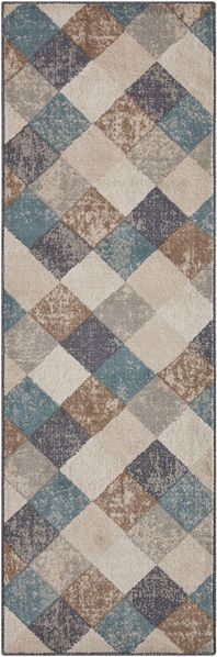 HANSE Home Teppich Bakke, rechteckig, Höhe: 8 mm, Kurzflor, Läufer, Rauten-Muster, Wohnzimmer, Schlafzimmer, Esszimmer