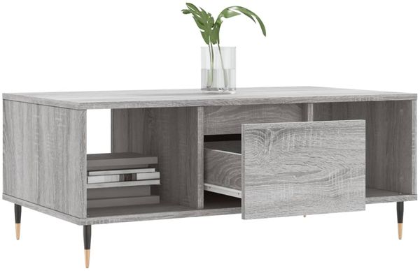 vidaXL Couchtisch Grau Sonoma 90x50x36,5 cm Holzwerkstoff 830586 Bild 4