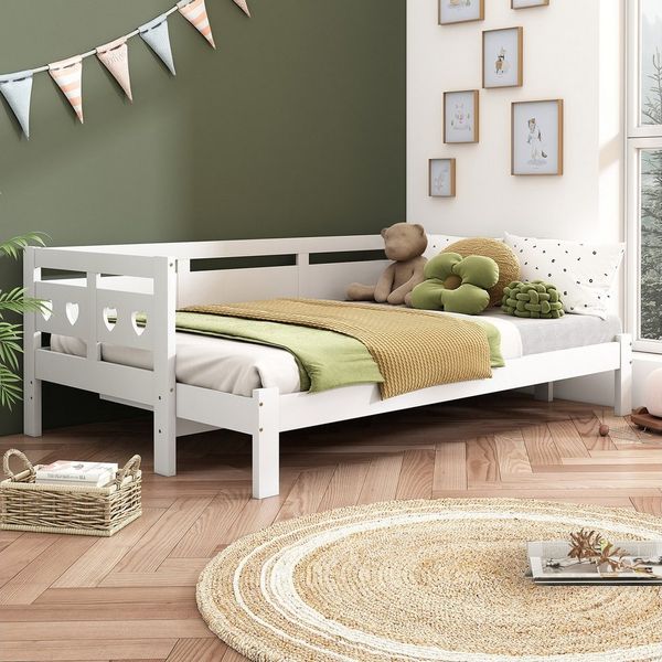 BlingBin Daybett Tagesbett Ausziehbar Bett (1 tlg), Absturzsicherung