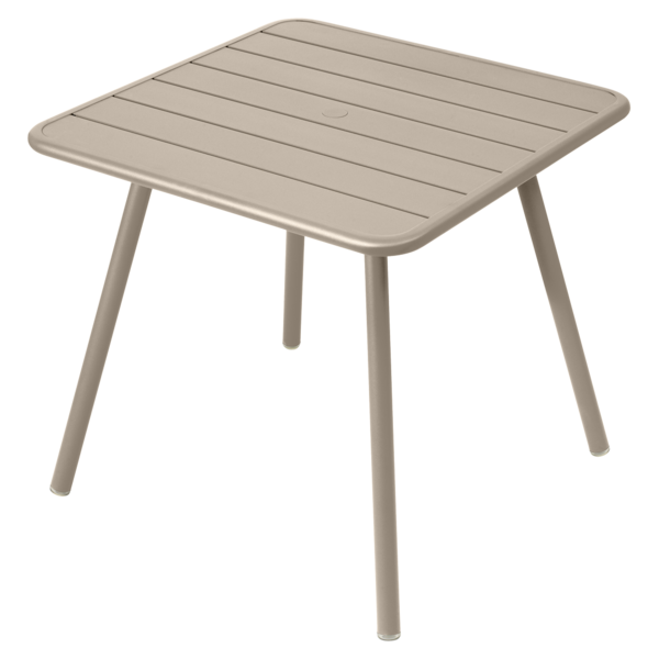 Luxembourg Tisch 80x80 4-Beine Muskat