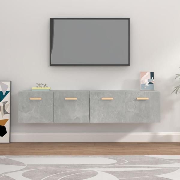 vidaXL Wandschränke 2 Stk. Betongrau 80x35x36,5 cm Holzwerkstoff 3115647