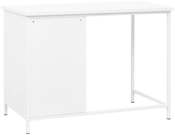 vidaXL Schreibtisch Industrie-Stil mit Schubladen Weiß 105x52x75 cm 339635 Bild 5