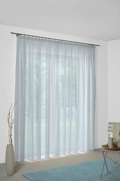 Wirth Vorhang Sunday (1 St), Kräuselband, halbtransparent, Jacquard, nach Maß