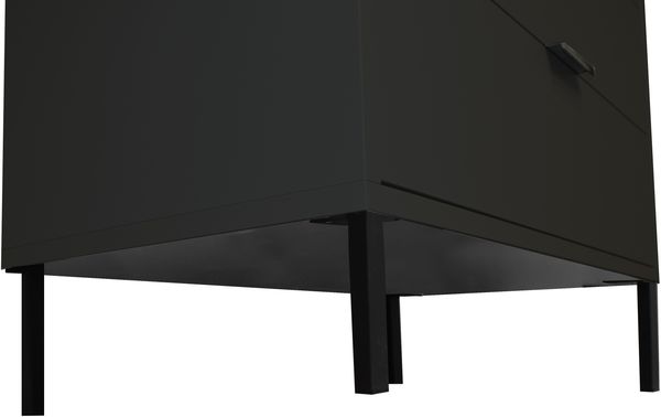 Maeusbacher Bonnie Kommoden Quadrat anthrazit matt lack BxHxT: 81 x 100 x 45 cm Bild 2