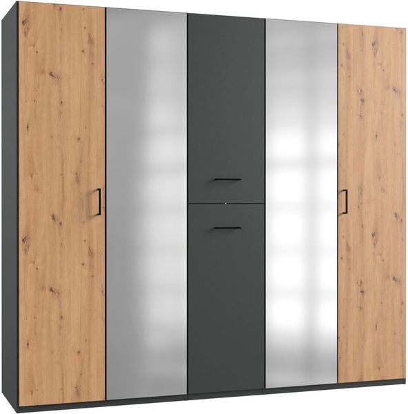 Schubladenschrank Rimini 90x82cm Innenschublade matt Farbe: RAL 6025 farngrün matt / lava RI-D2A/90/1A