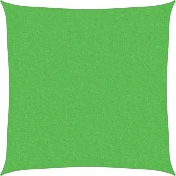 vidaXL Sonnensegel 160 g/m² Hellgrün 3,6x3,6 m HDPE 311275