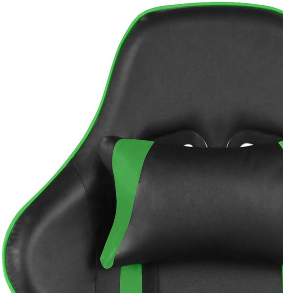 vidaXL Gaming-Stuhl Drehbar Grün PVC [20480] Bild 8