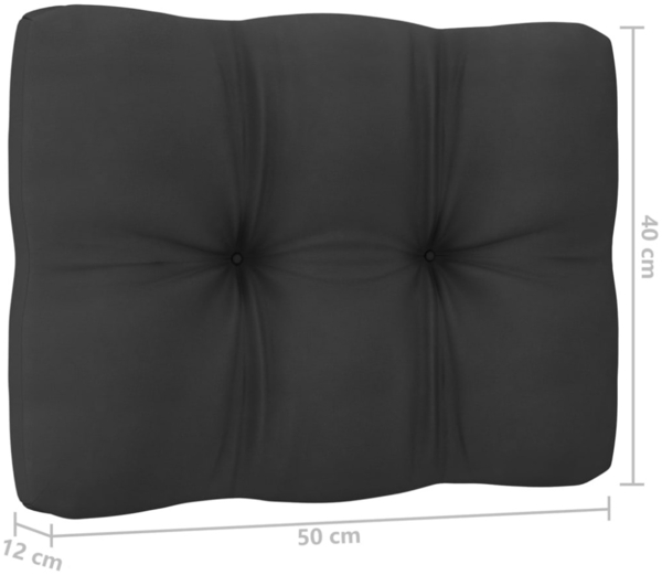 vidaXL 8-tlg. Garten-Lounge-Set mit Kissen Massivholz Kiefer 3076715 Bild 7