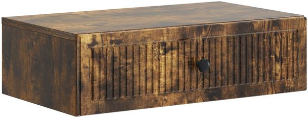 vidaXL Wandmontierter Beistelltisch Geräucherte Eiche Holzwerkstoff 897980