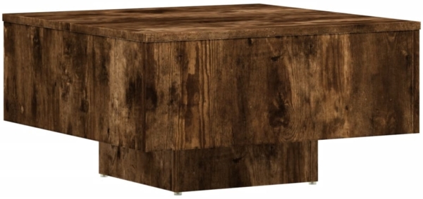 vidaXL Couchtisch Räuchereiche 60x60x31,5 cm Holzwerkstoff 815837