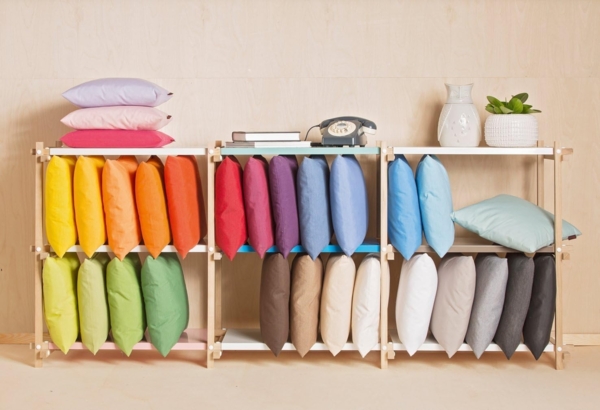 MAGMA Kissenhüllen FINO - ca. 50 x 50 cm - 2er Set lindgrün Bild 2