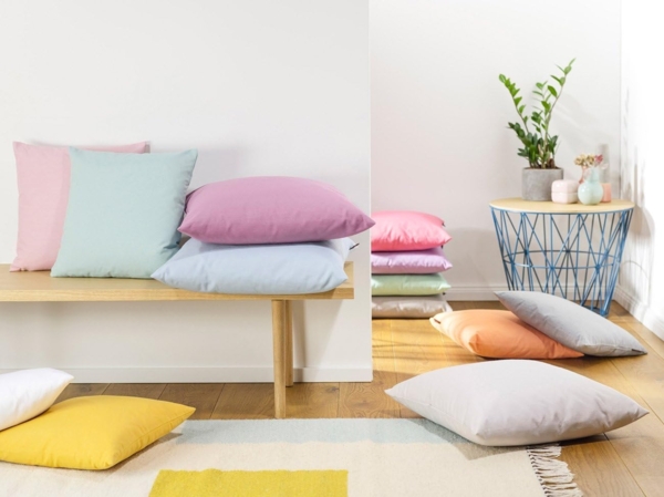 MAGMA Kissenhüllen FINO - ca. 50 x 50 cm - 2er Set lindgrün Bild 3