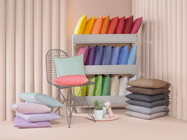 MAGMA Kissenhüllen FINO - ca. 50 x 50 cm - 2er Set lindgrün Bild 4