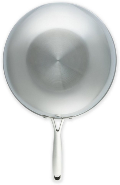 JUST VEGAN 28cm Wokpfanne CeraVegan Edelstahl Bild 3