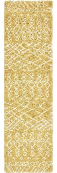 Myflair Möbel & Accessoires Hochflor-Läufer Temara Shag, LAGERRÄUMUNG!, rechteckig, Höhe: 51 mm, Teppich-Läufer, gewebt, Scandi Design, ideal im Flur & Schlafzimmer