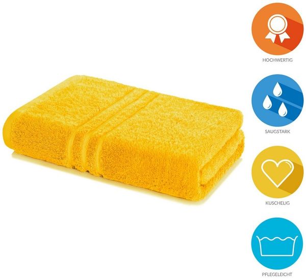 Lavea Badetuch Duschtuch 100x150 cm Elena Frottee Duschhandtuch, 100% Baumwolle, 500 g/m² Frottier, weich & saugstark, pflegeleicht